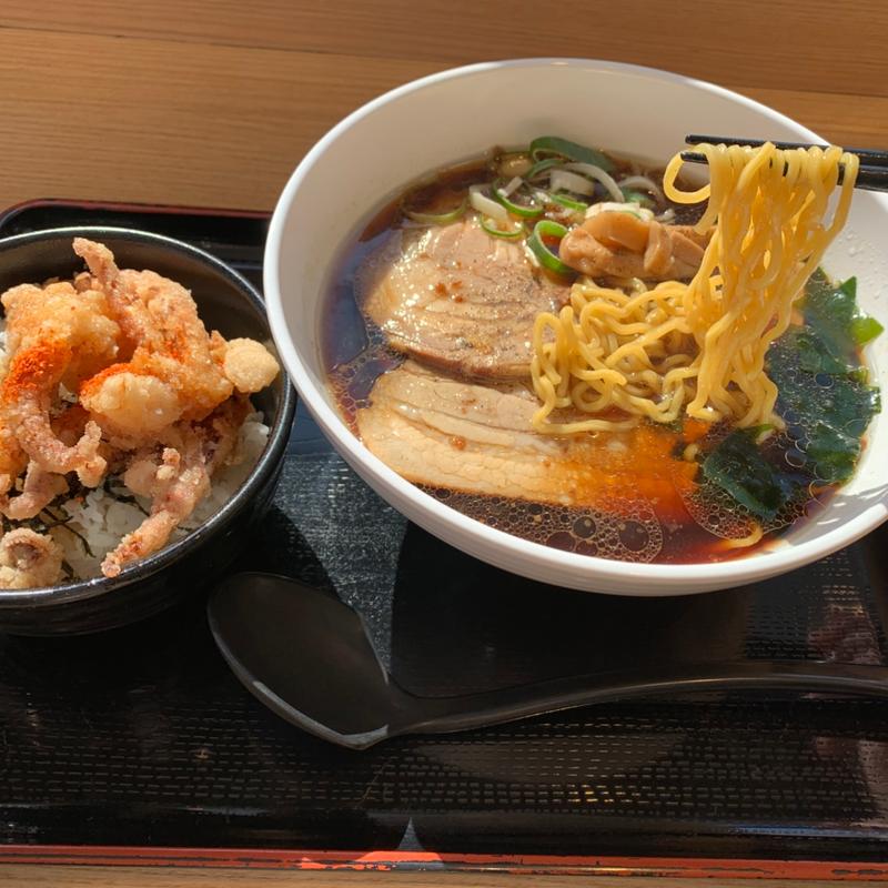 ミニイカげそ丼セット(ショッピングコーナー 岩見沢SA(下り))