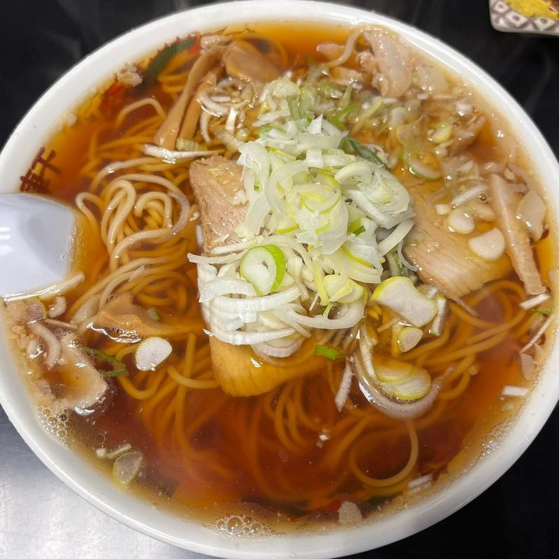 ラーメン 中 脂 ネギ(上海軒)