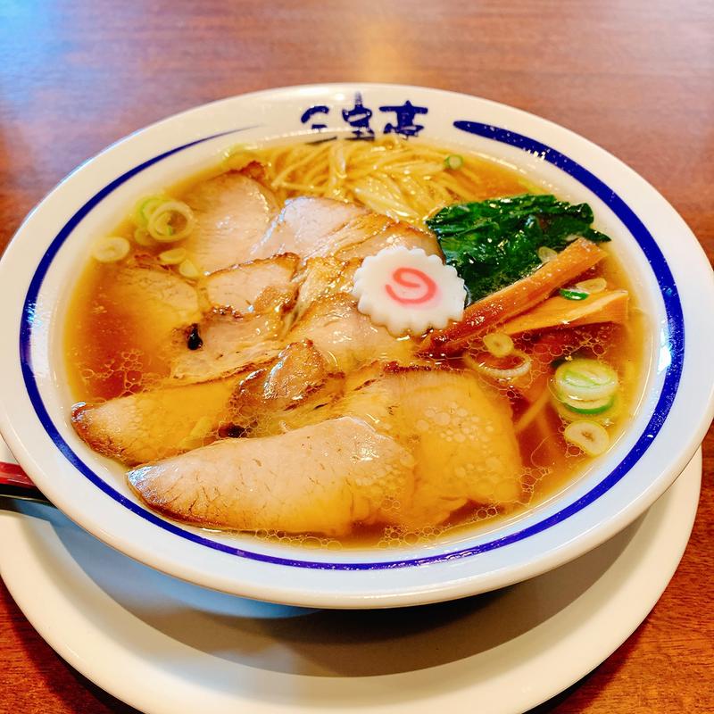 煮干し醤油ラーメン(三宝亭 山田店 （さんぽうてい）)