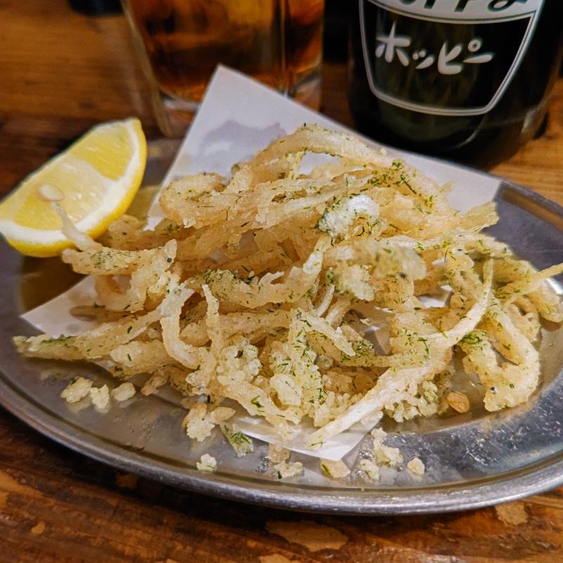 白魚の唐揚げ(のげちゃん)