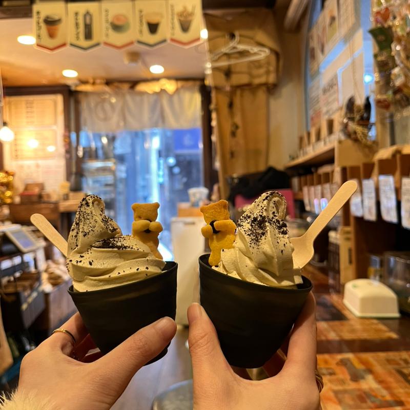 モカリッチソフトクリーム(注文焙煎 豆虎 （チュウモンバイセン マメトラ）)