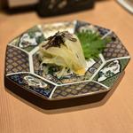 セロリの浅漬け(黒毛和牛肉匠 いちえ 別邸)