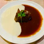 ディナーコース　牛肉の赤ワイン煮