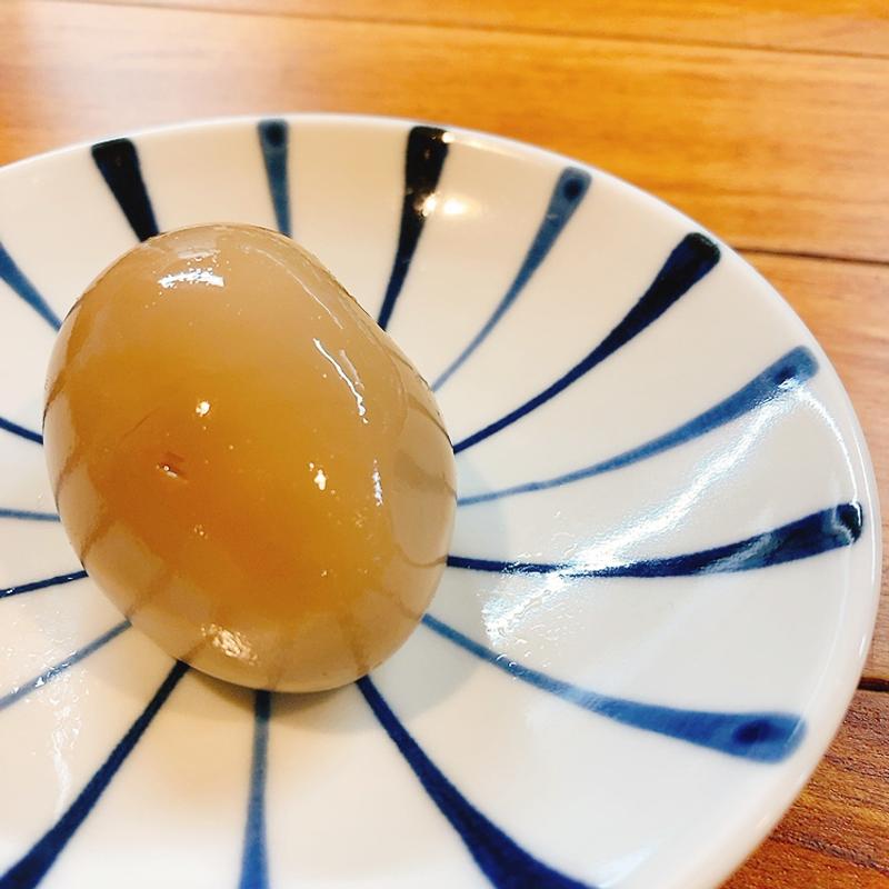 煮玉子(油そば周月 中広店)