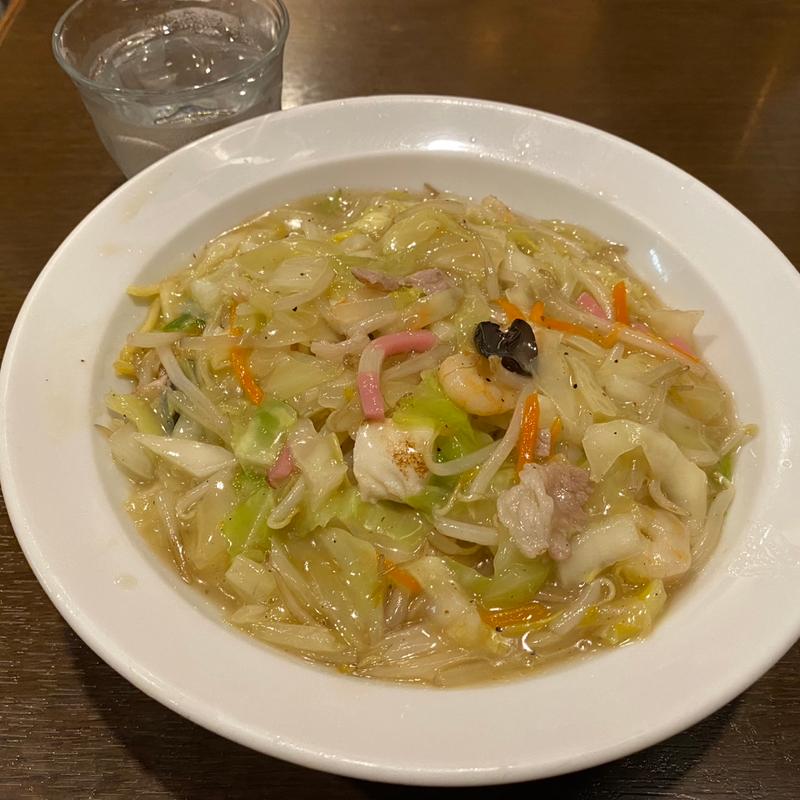 あんかけ焼きそば(中華料理 六明閣)