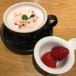 ほっと苺みるく 国産フレッシュいちご添え
