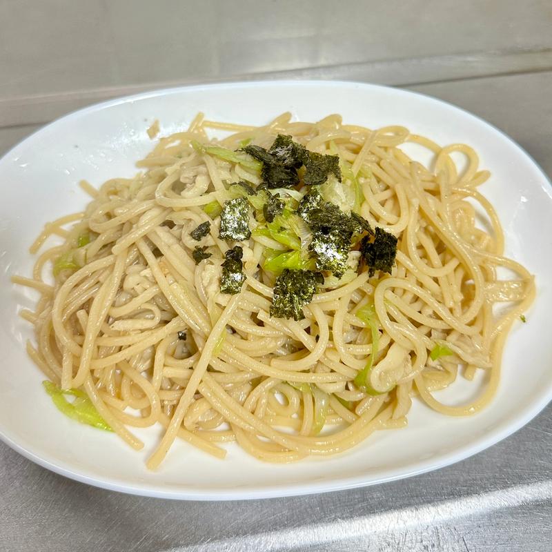 鶏皮ねぎポン酢パスタ(ベルクス 東墨田店)
