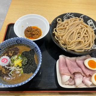 特製全部入りつけ麺辛味挽肉トッピング(松戸富田麺桜)