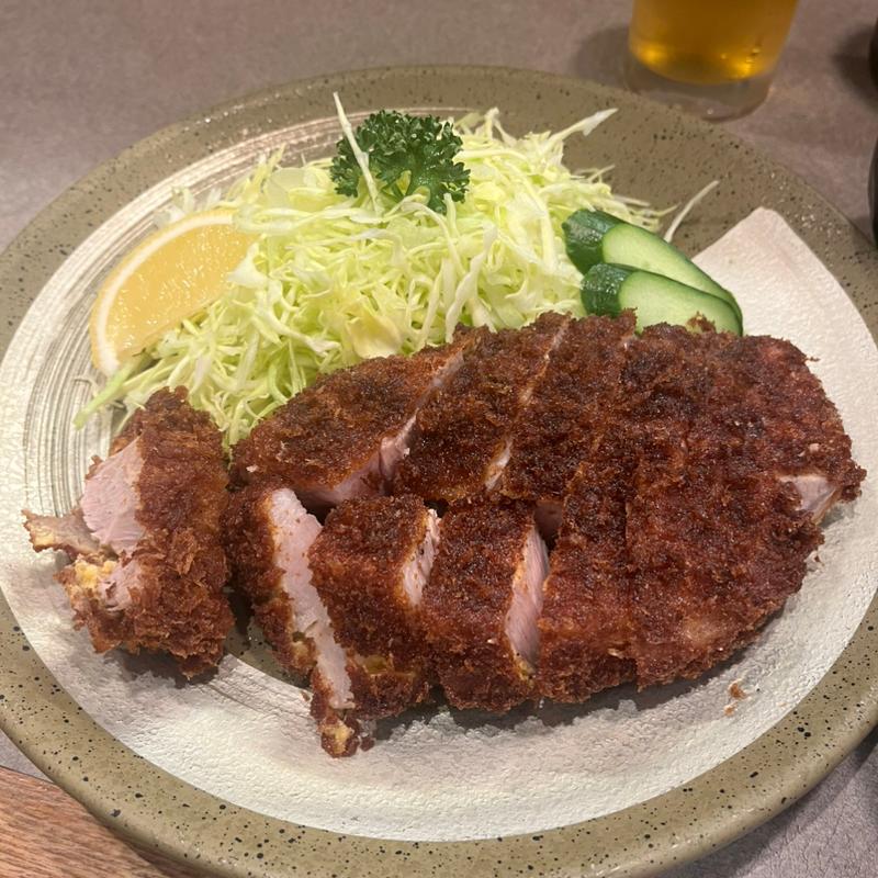 ランチロースカツ定食(味のとんかつ 丸一 （まるいち）)