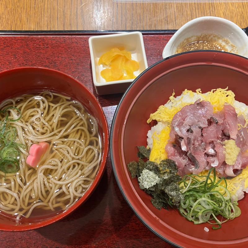 アジ丼セット(花旬庵 大井町店)