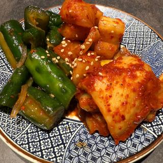 キムチ三種盛り(焼肉モランボン 本店 )