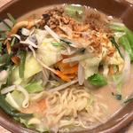 信州味噌らーめん 野菜盛り