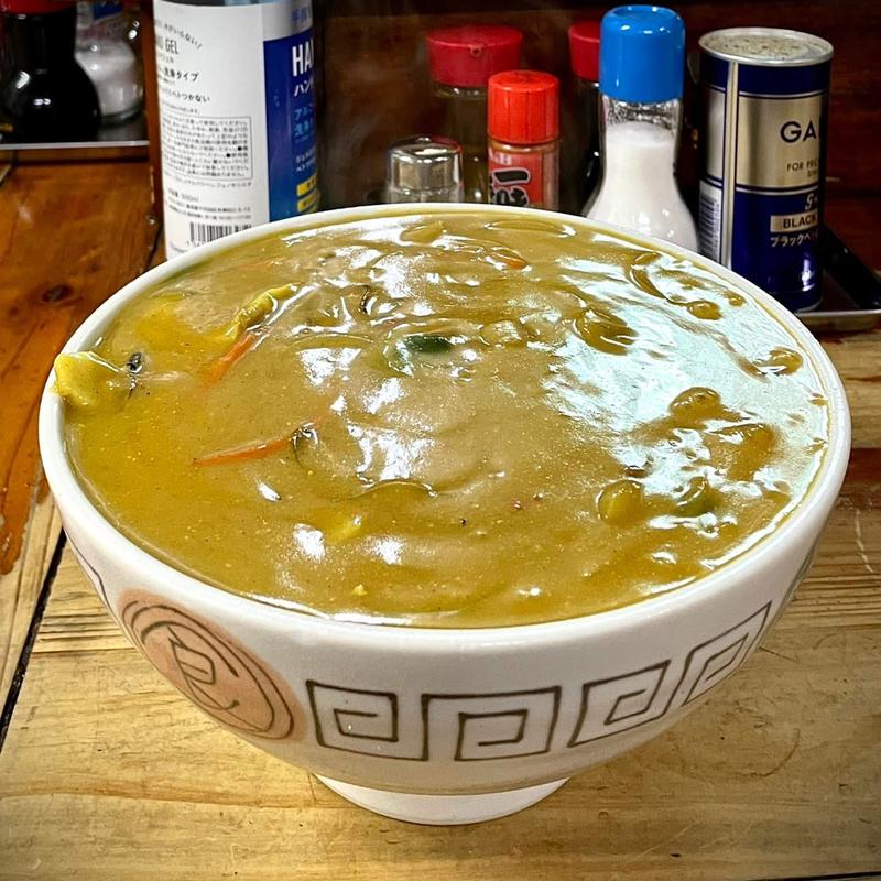 カレーラーメン丼(ラーメンミート)