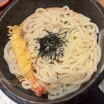 ざるうどん＋海老天1つ