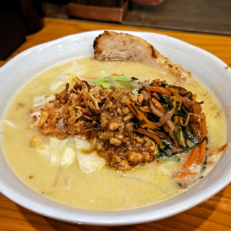 福島会津味噌野菜ラーメン(田所商店 関内店(5/15オープン))