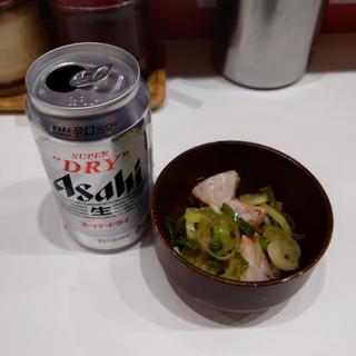 アサヒスーパードライ（缶350ml）(ラーメン　三浦家)