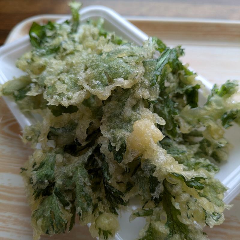 春菊天 2個(立喰そば一休)