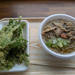肉そば（温）(立喰そば一休)