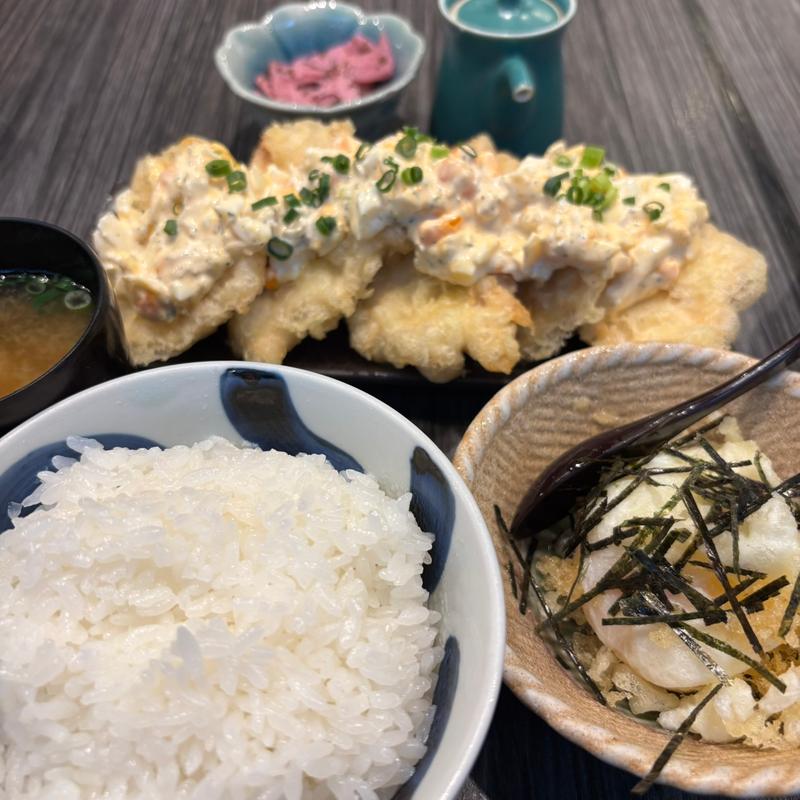 かしわ天飯(八重洲 天ぷら串 山本家)