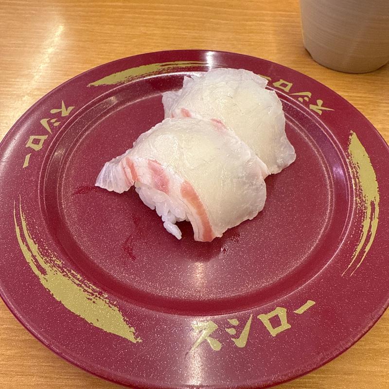 鯛(ミニしゃり)(スシロー 羽曳野店)