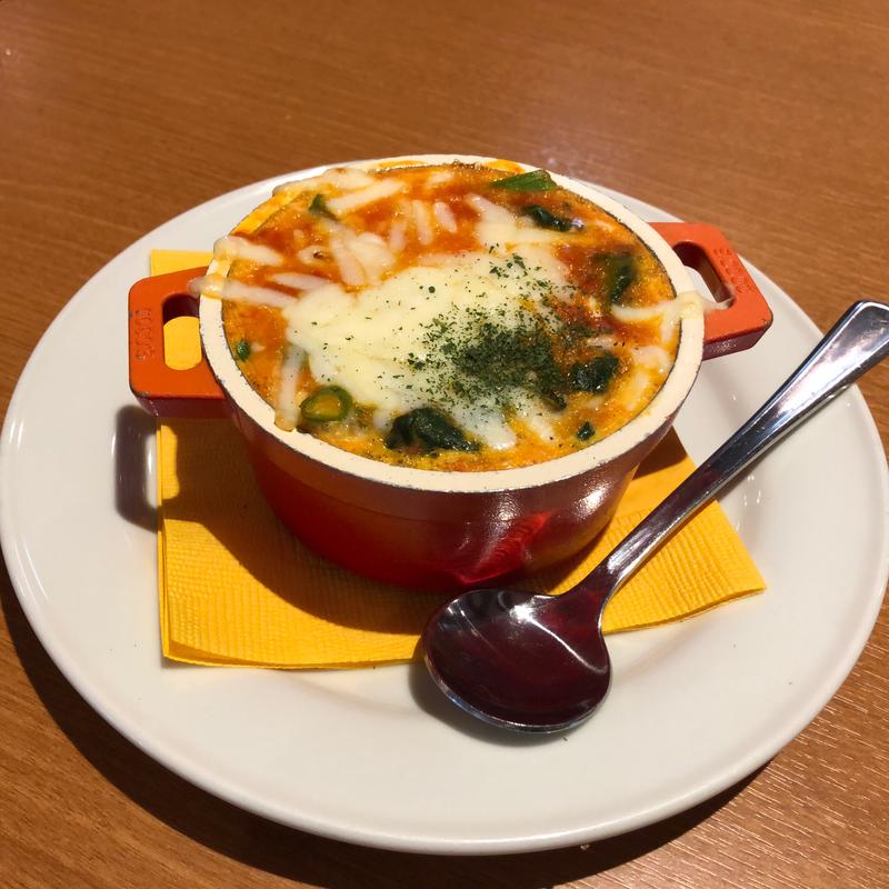 菜の花とたっぷりチーズのココットオムレツ(ココス 足立保木間店)