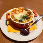 菜の花とたっぷりチーズのココットオムレツ