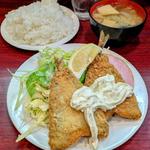アジフライ定食