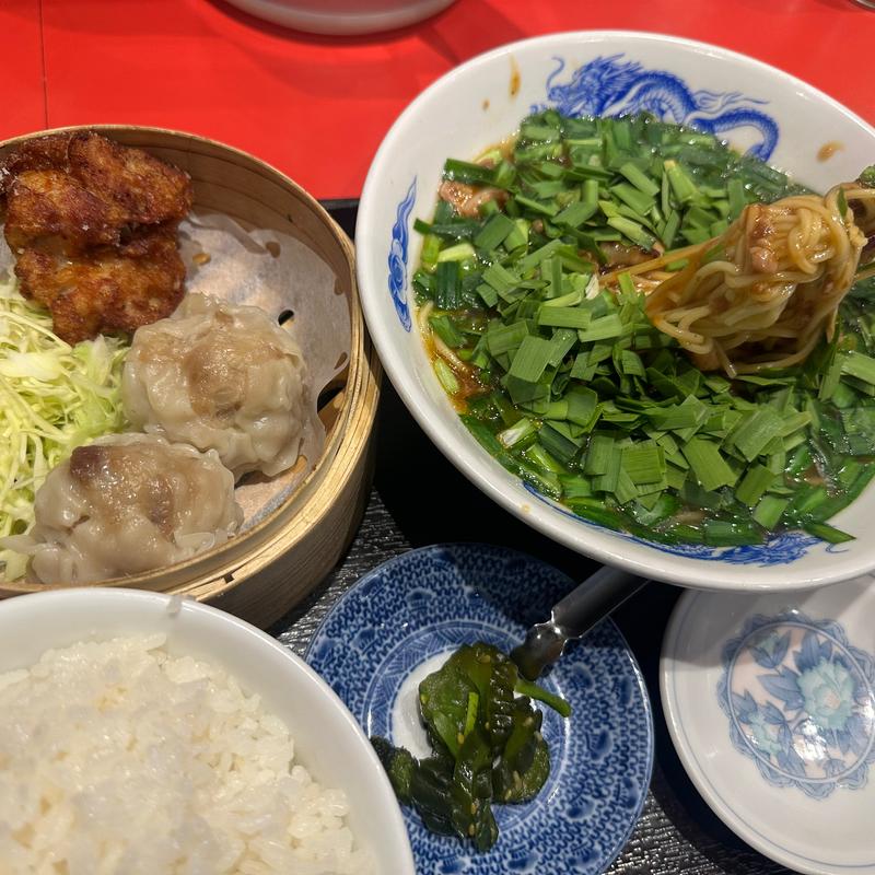 ハッピードラゴンA定食(大塚　幸龍軒)