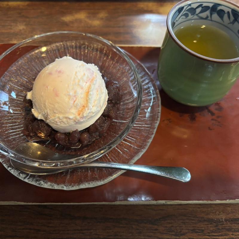 クリームぜんざい(納言志るこ店)