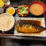 鯖の味噌煮定食