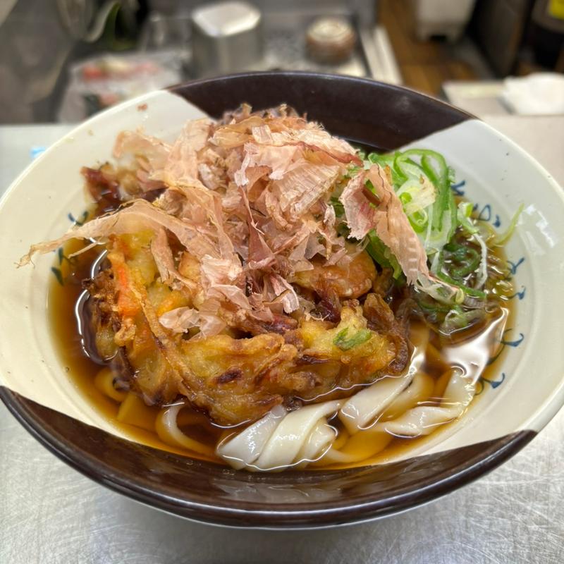 かき揚げきしめん(名代きしめん 住よし JR名古屋駅7・8番ホーム店 （すみよし）)