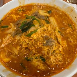 チゲ味噌ラーメン(日高屋 西大井駅前店)