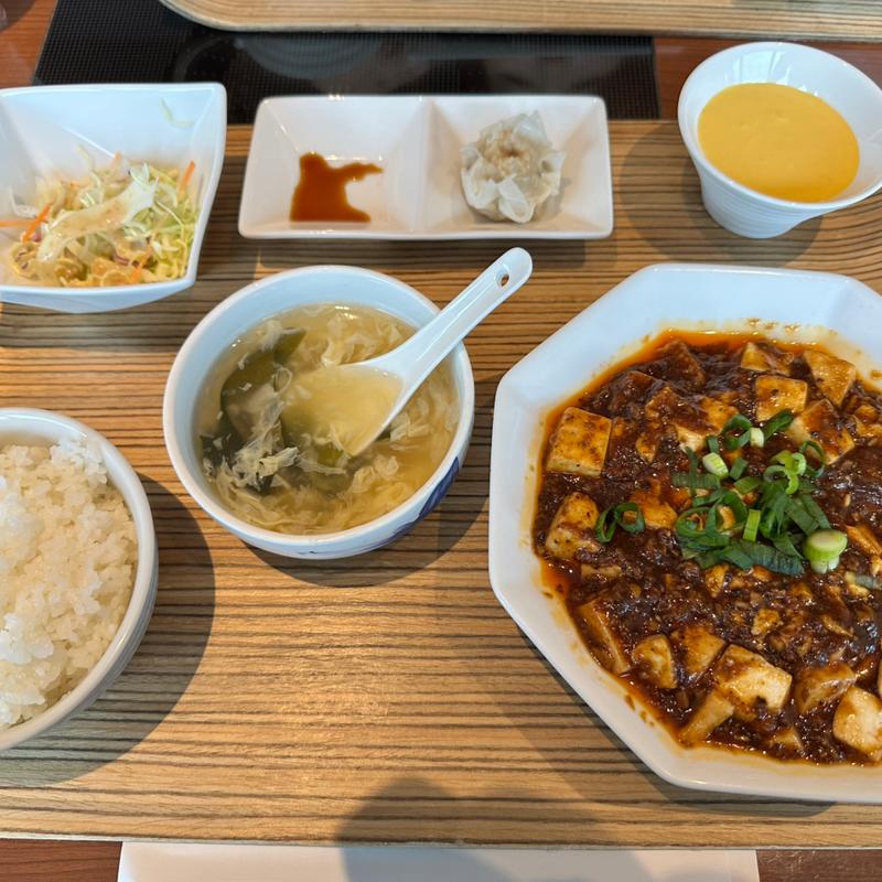 麻婆豆腐定食(中国火鍋専門店 小肥羊 大阪本店)