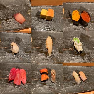 寿司おまかせ握り(すし懐石 柿八 )