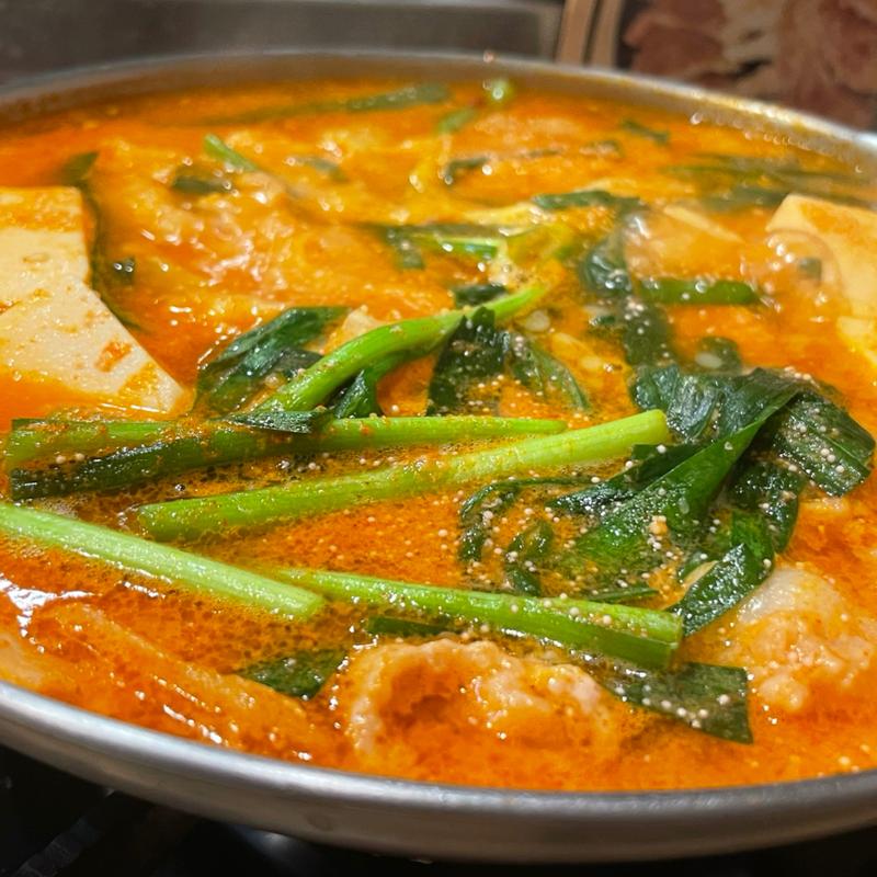 #明太もつ鍋(屋台屋 博多劇場 目黒店)