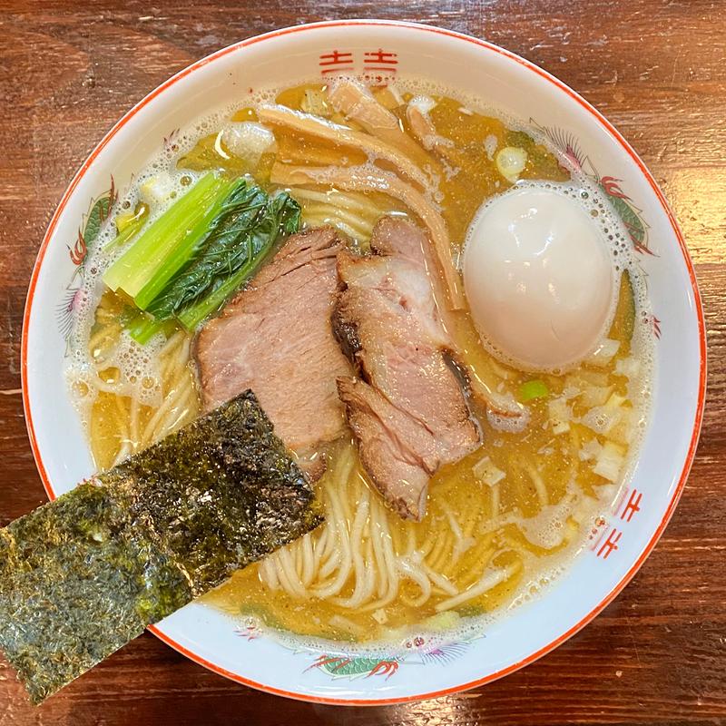 追い煮干し中華そば(塩)(麺座 かたぶつ )