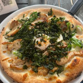 磯のりと山椒の焼鳥ビスマルク
