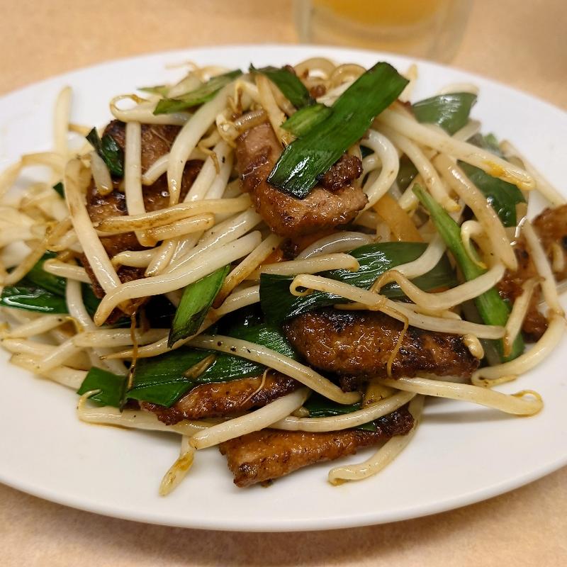 レバニラ炒め(味の紅龍)