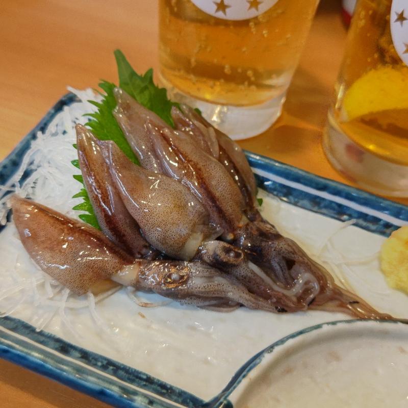 ほたるいか刺し(大衆酒場 五の五 ぴおシティ桜木町店)