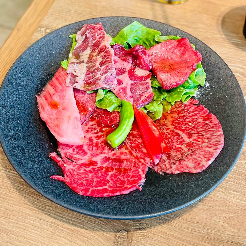 豪華焼肉ランチセット　お肉盛り合わせ(渋谷焼肉 KINTAN)