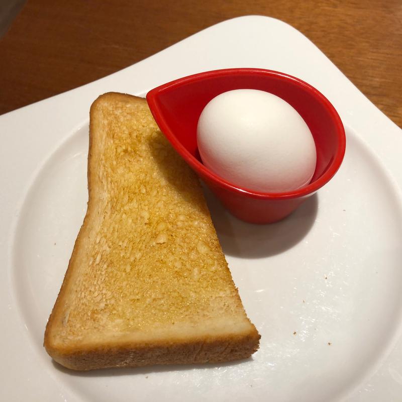トースト&ゆで玉子(むさしの森珈琲 流山おおたかの森店)