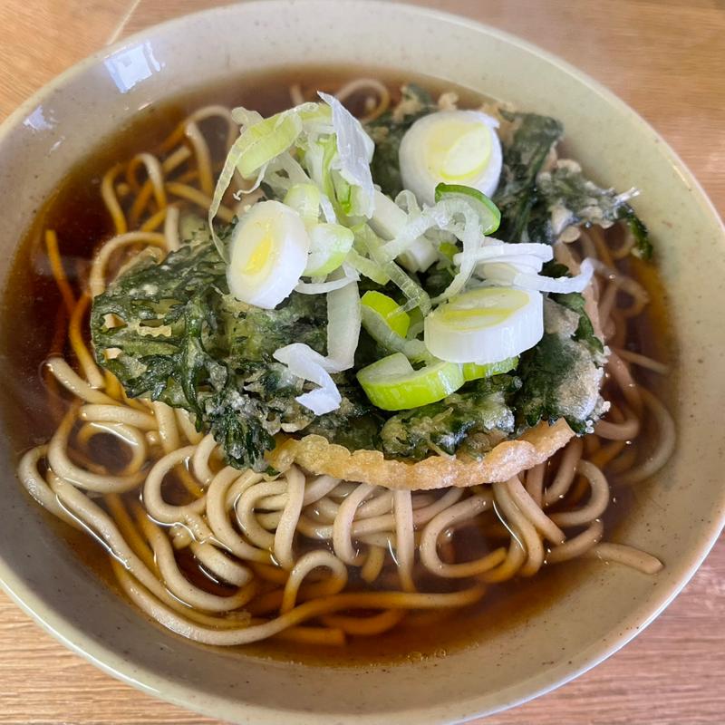 春菊天そば(六文そば 金杉橋店)