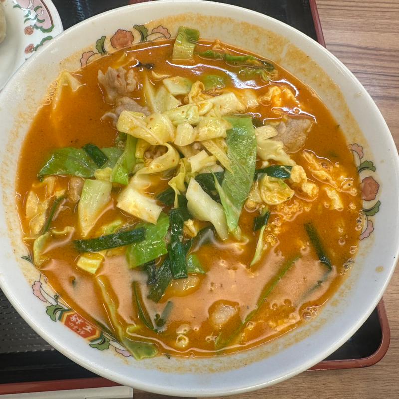 豚辛ラーメン(餃子の王将 南森町店)