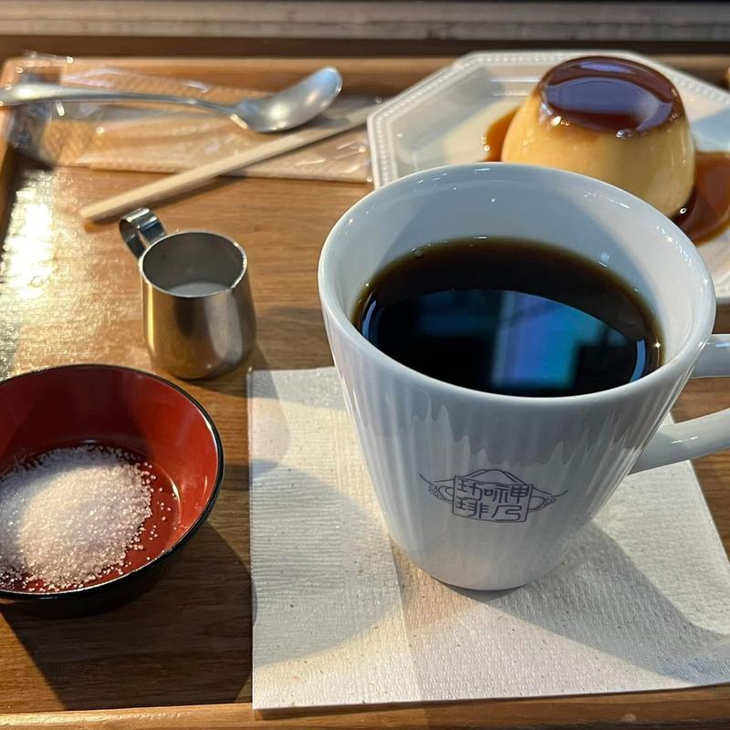 プリン コーヒー(factory & labo 神乃珈琲（ファクトリーアンドラボ）)