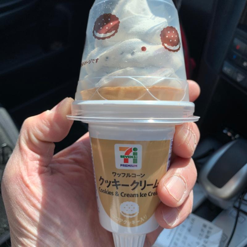 7プレミアムワッフルコーンクッキークリーム(セブン-イレブン 愛川半原店)