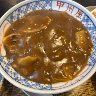 カレー丼セット(新宿甲州屋蕎麦店 )