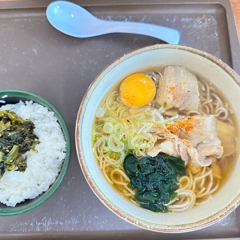 豚肉そばセット(中井食堂 中井パーキングエリア（PA)下り線 )
