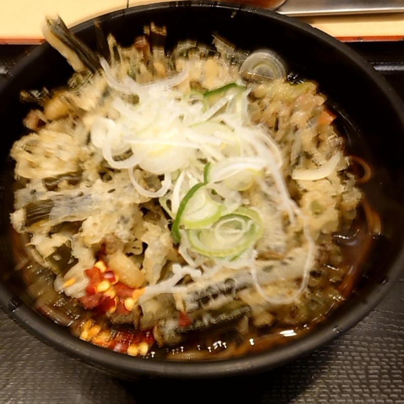 ニラ天そば(よもだそば 日本橋店)