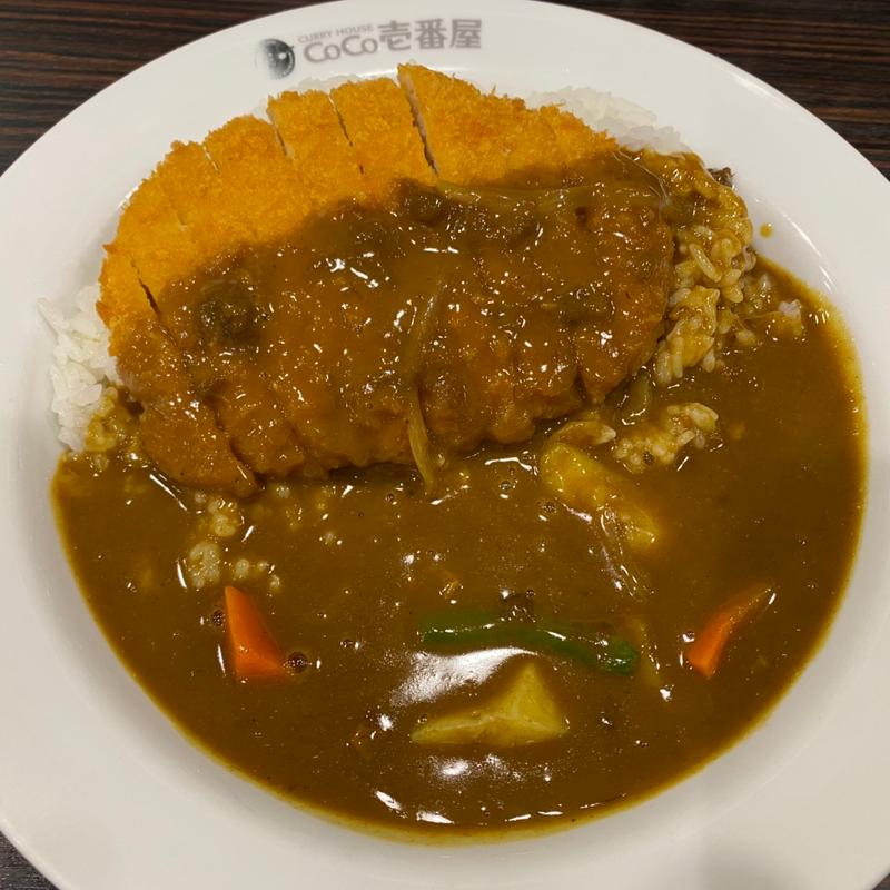 ロースカツカレー(カレーハウスCoCo壱番屋 中央区西中洲店)