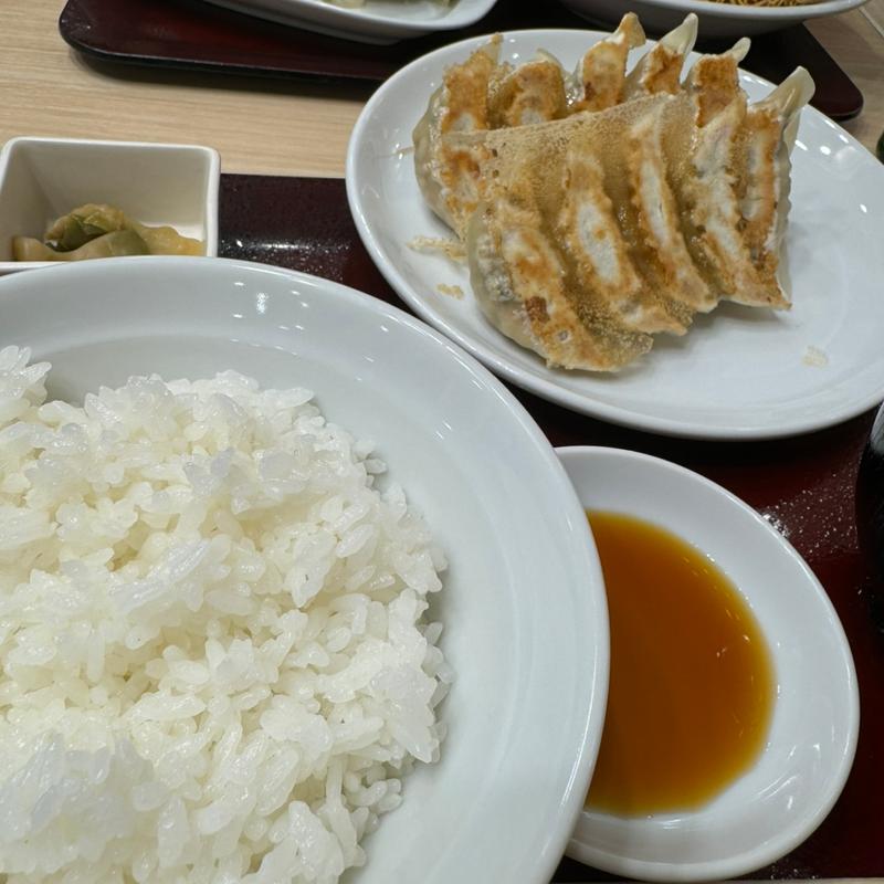 浜松餃子定食(西安餃子 NEOPASA静岡上り店 （シーアンギョウザ）)